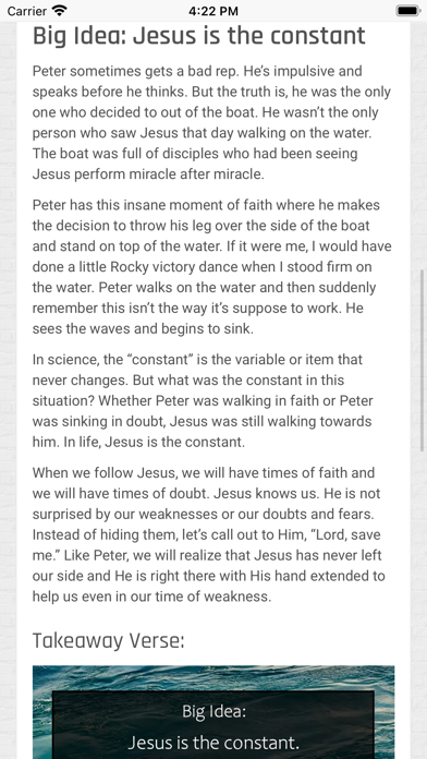 Screenshot #2 pour Devotions4Teens