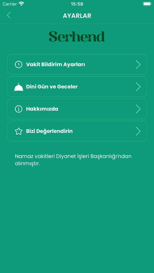 #4. Serhend Takvimi (iOS) 来自: Serhend Yayınları