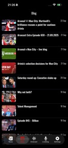 Arseblog screenshot