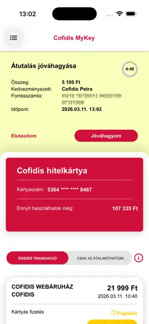 Cofidis MyKey screenshot 3