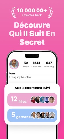 InstaTrack: Follow Tracker iPhone screenshot 1