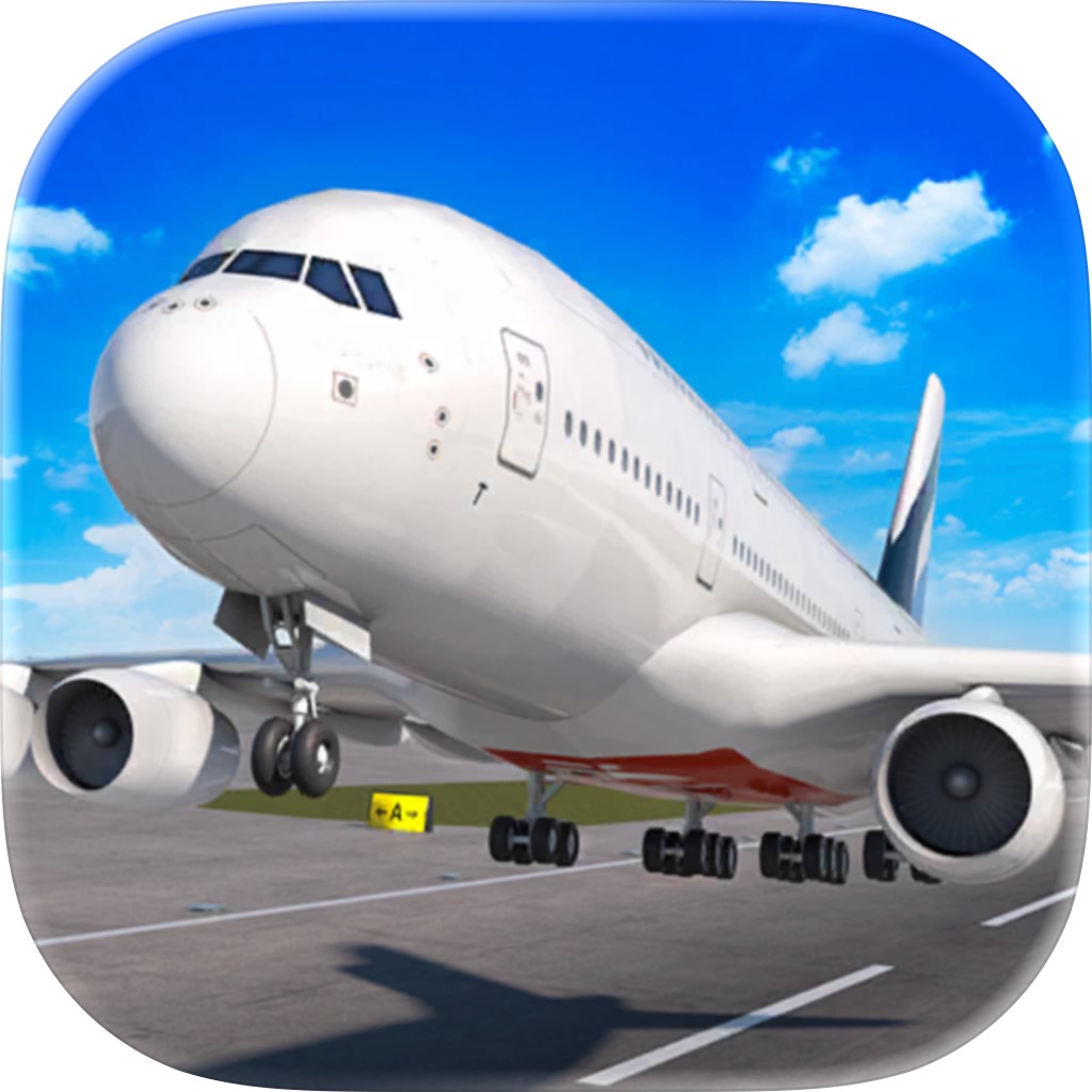 Apple App Store cover for Airplane Pilot Airport Tycoon
