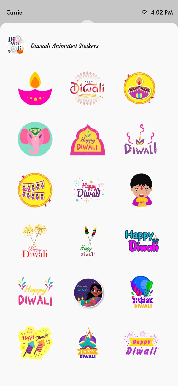 Screenshot #3 pour Animated Fireworks Emojis