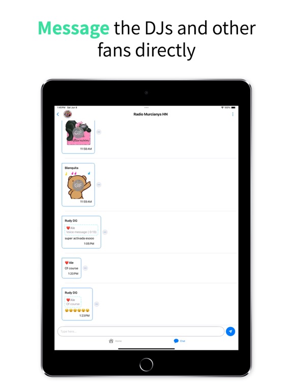 ChatMurcianys iPad screenshot 4 - Social Networking app