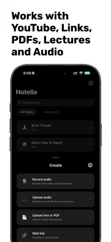 Notella - AI Note Taking app screenshot
