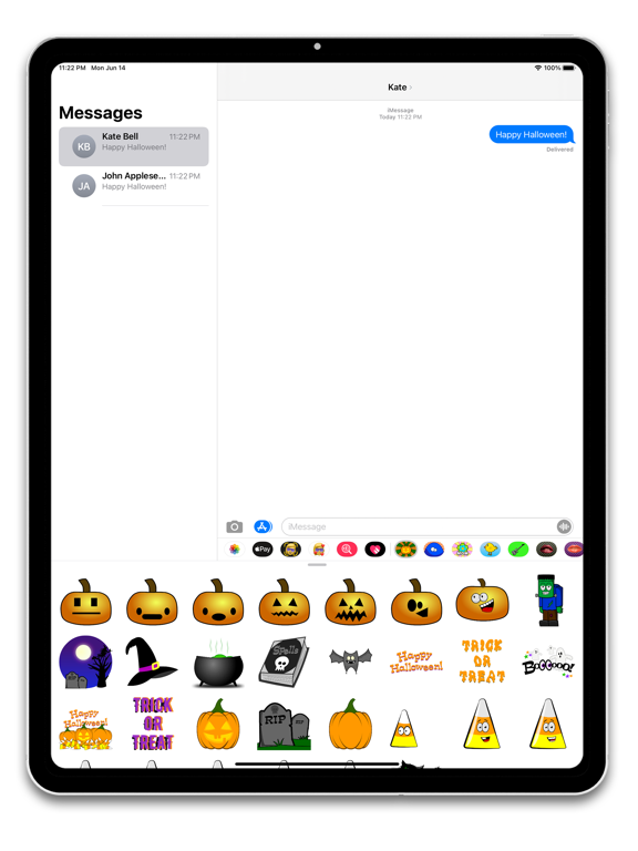 Screenshot #5 pour Halloween Silly Fun Stickers