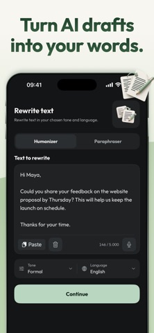 HumanGPT: AI Text Humanizer Screenshot 7 of 7