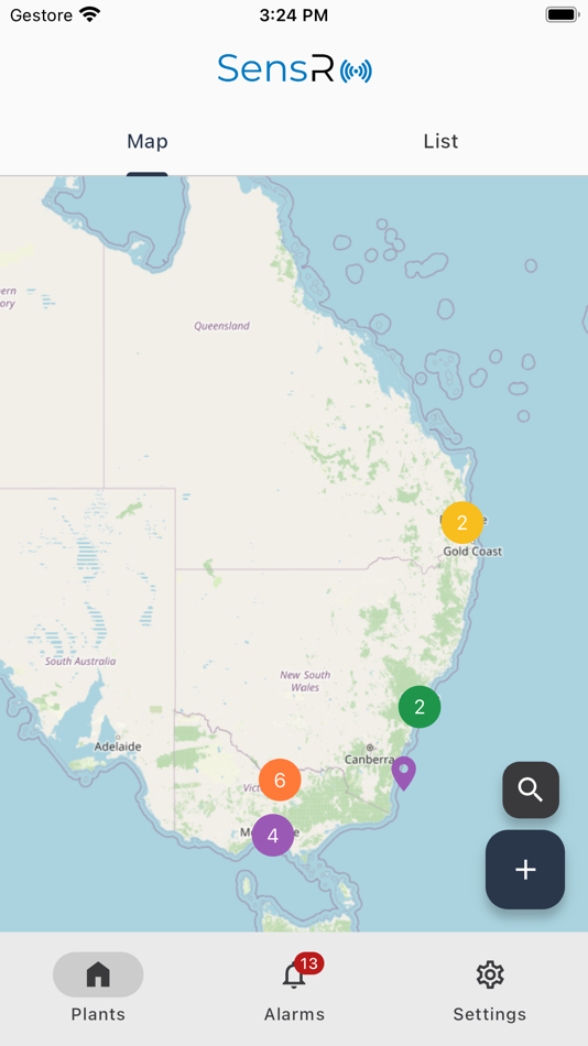 #1. SensR Actrol (iOS) Podle: CAREL INDUSTRIES S.p.A.