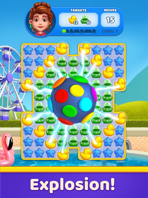 Screenshot #5 pour Funtown - Jeux de Match 3