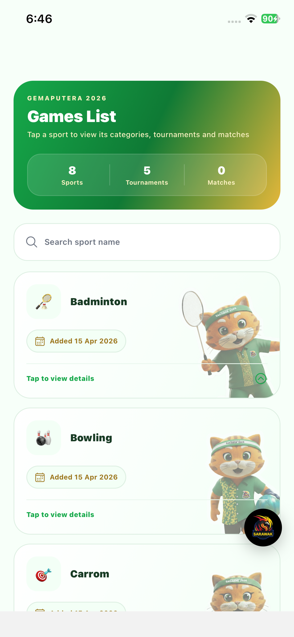 Sukan GEMAPUTERA XVIII screenshot 2