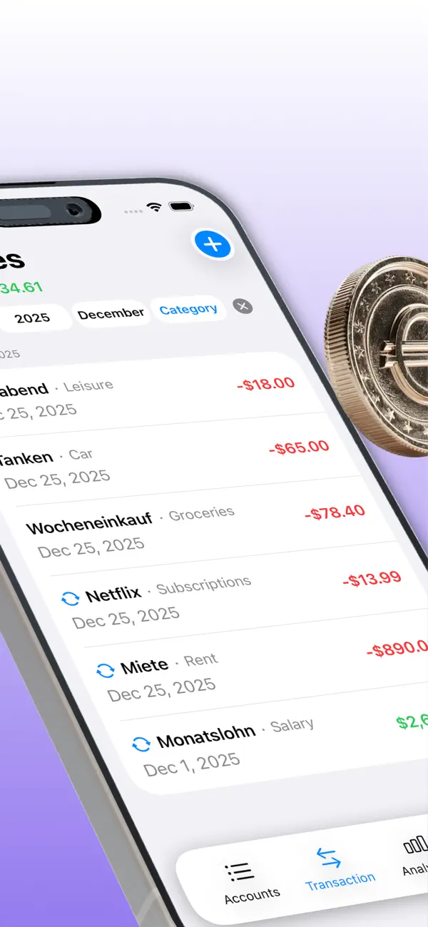 Screenshot #2 pour CashManager Budget