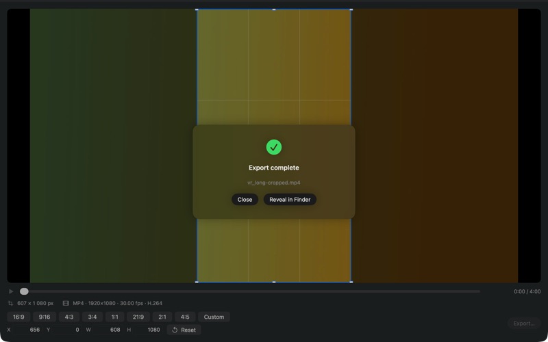 Video Resizer - Crop Any Video iPhone screenshot