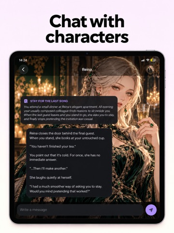 Muyi - AI Chat & Stories iPad screenshot 2