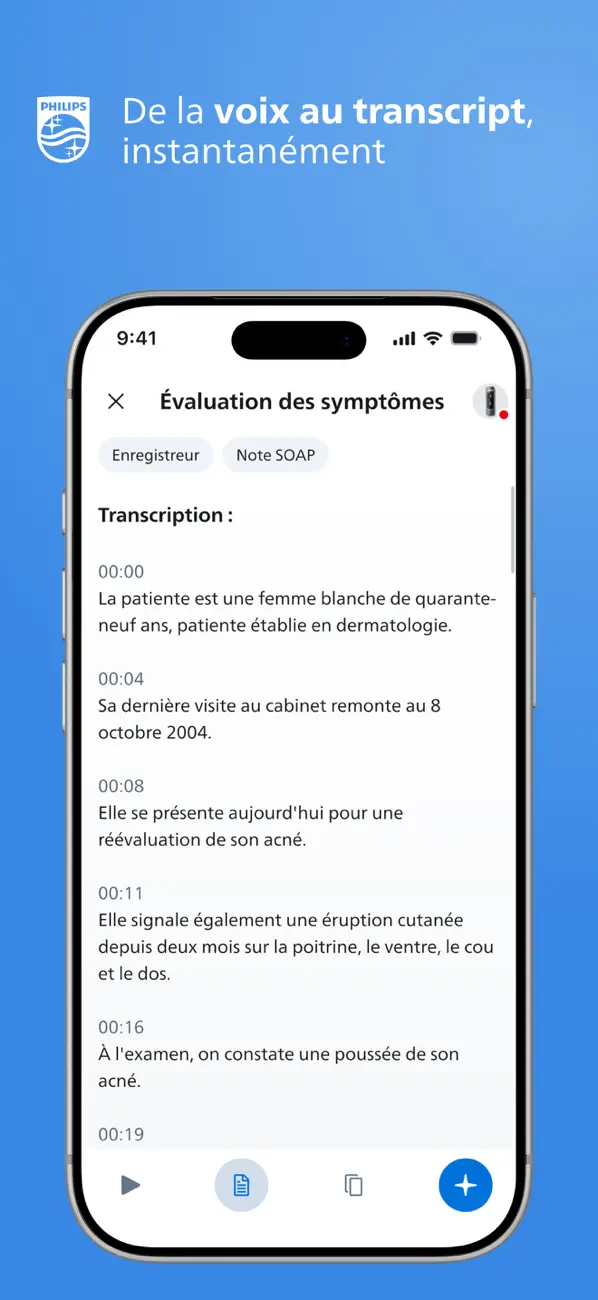 Screenshot #1 pour Philips SpeechLive