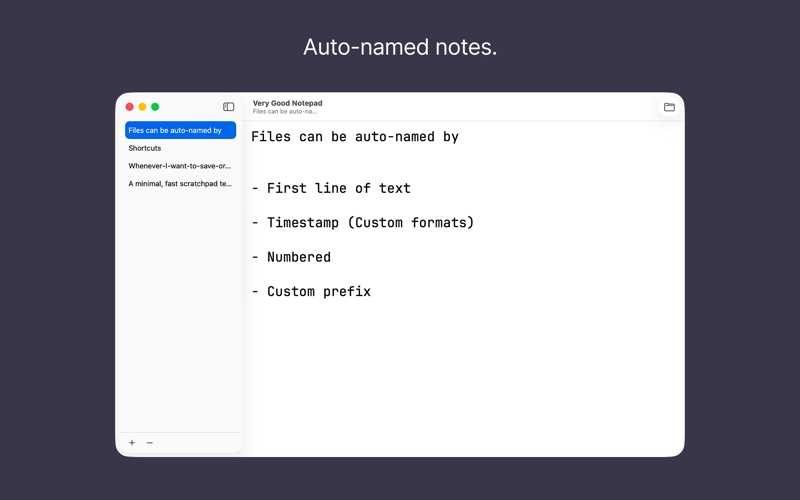 Very Good Notepad screenshot