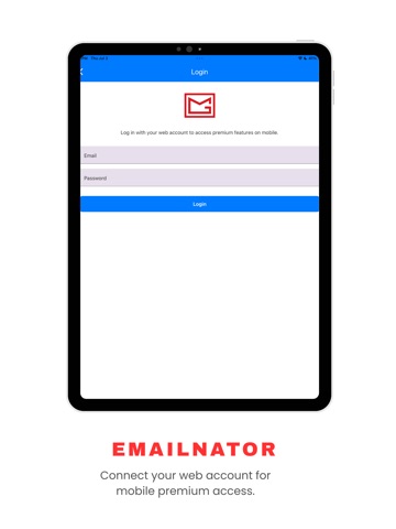 Emailnator - Temp Mail iPad screenshot