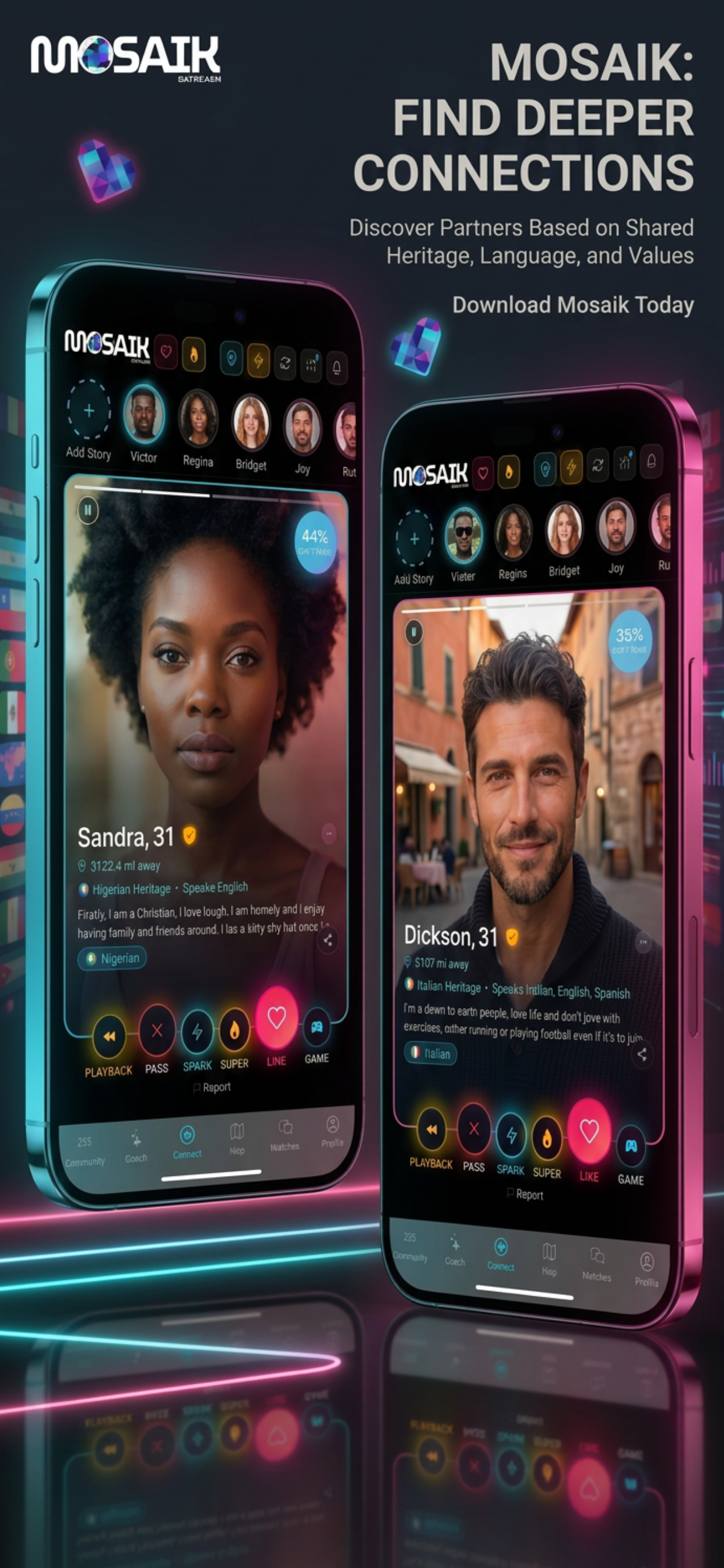 Mosaik Mobile App