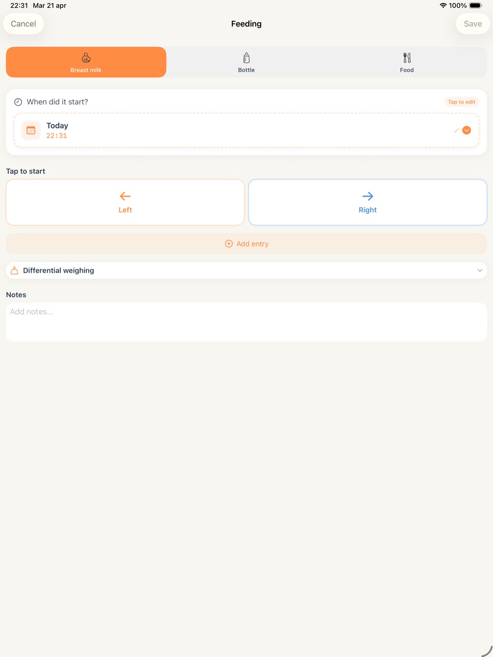 iPad screenshot