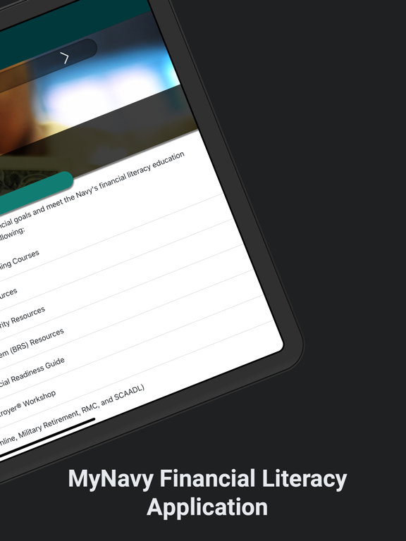 Screenshot #5 pour MyNavy Financial Literacy