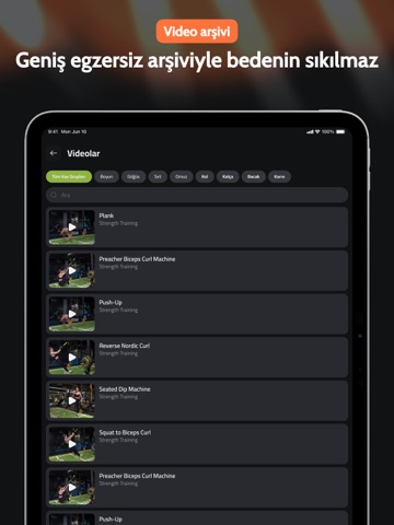 Kinetiq360: Online Trainer iPad screenshot