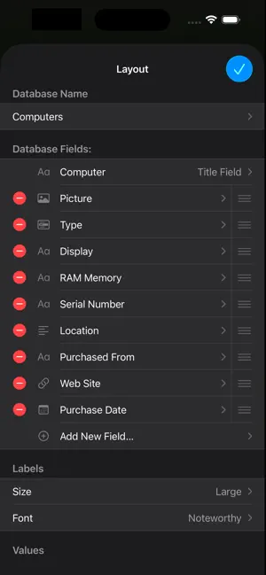 iDatabase screenshot 4