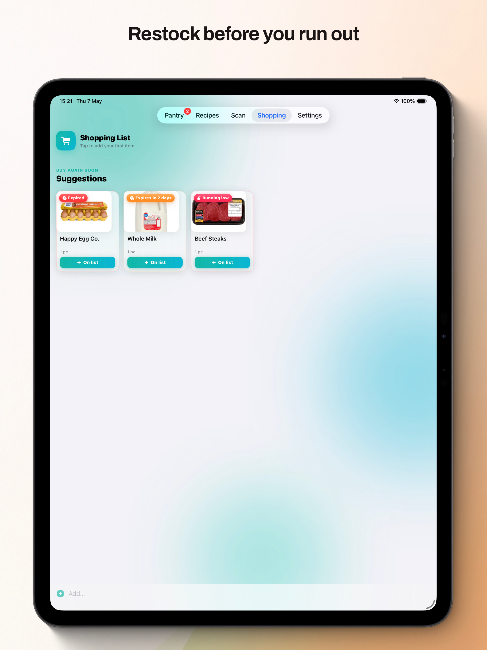 Shelfy - Food Tracker screenshot 10