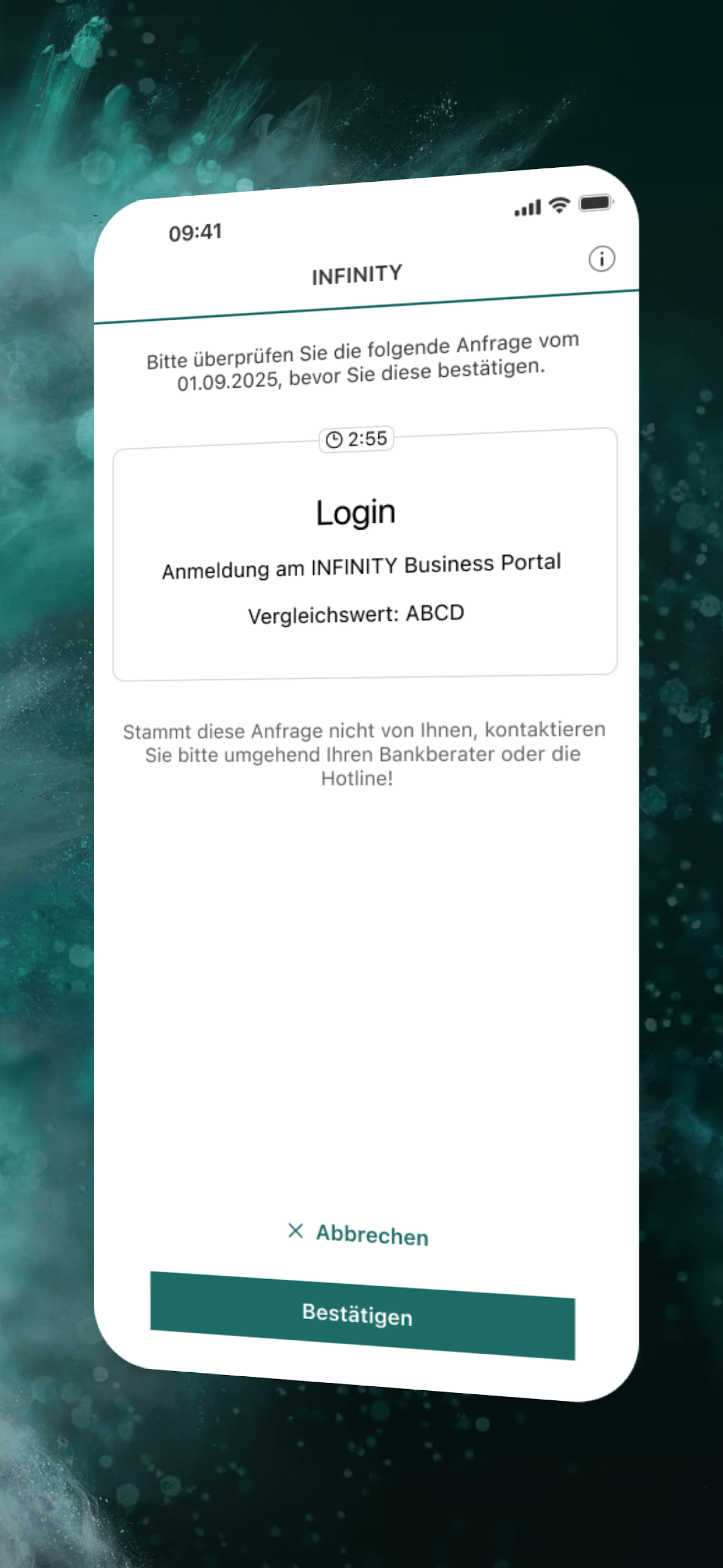HYPO INFINITY Signatur