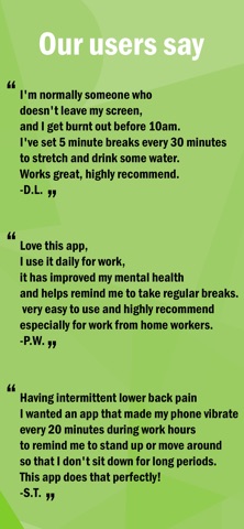 WorkBreak - Break Reminder screenshot