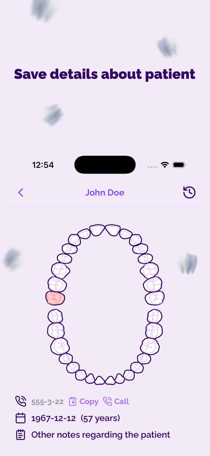 Dentin Dental Work Organized