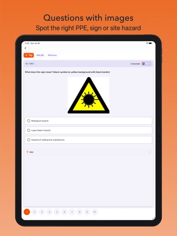 VCA Exam Prep English Test iPad screenshot