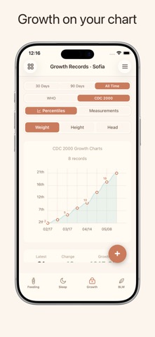 GentleThrive: Baby Tracker Screenshot 3 of 6