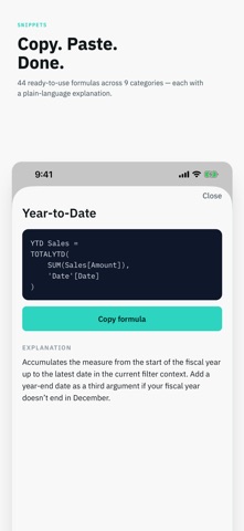 DAX Snippets screenshot 2