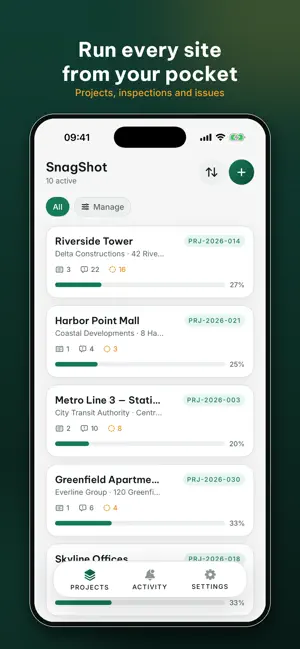 SnagShot: Site Inspect, Report screenshot 1