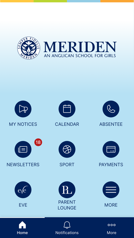 #1. Meriden App (iOS) 由: Meriden School