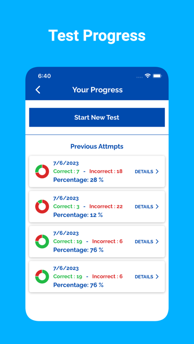 Arizona CDL Prep Test Screenshot