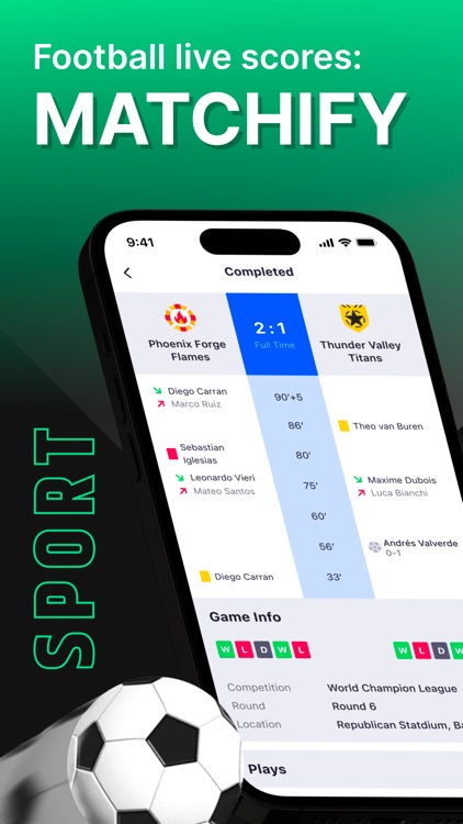 Live Ergebnisse: Matchify