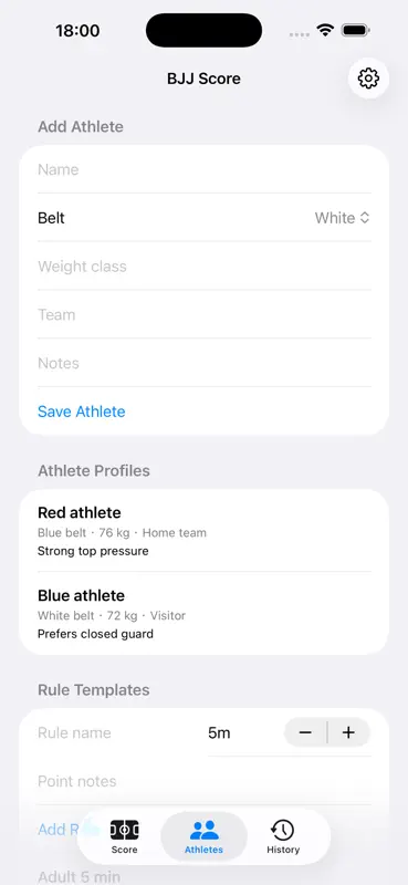 Placar BJJ 2026 screenshot 3 of 4