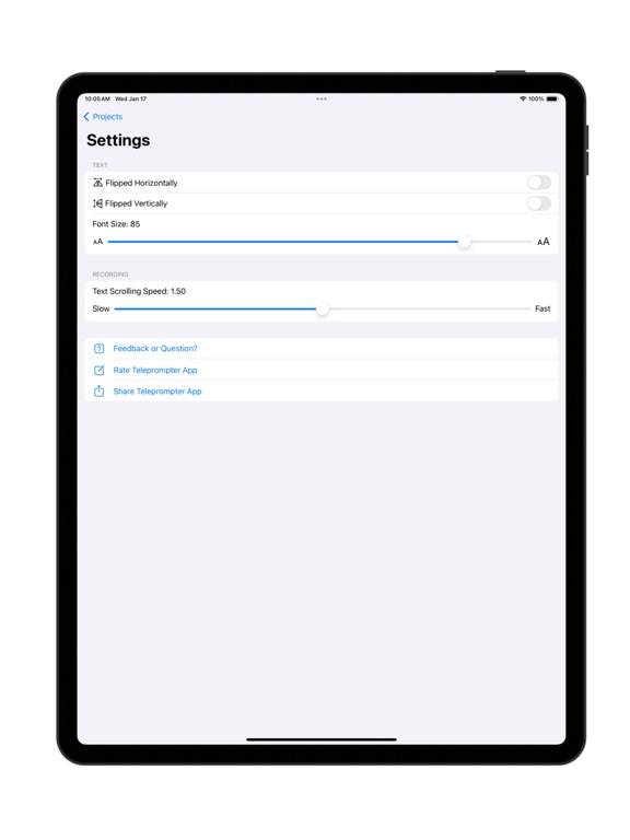 Screenshot #6 pour Teleprompter For Video Record