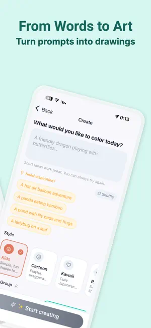 ColorKids: AI Coloring Book screenshot 3
