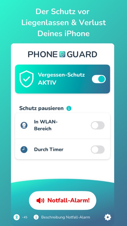 PhoneGuard - Handy Schutz