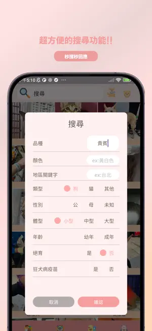 寵物領養紀錄 : 2026製Dcard寵物版鄉民角度開發 screenshot 3