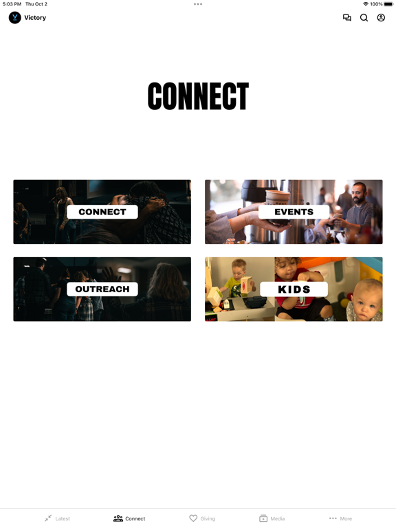 VICTORY CHURCH EAST PALATKA iPad screenshot 2 - Education app