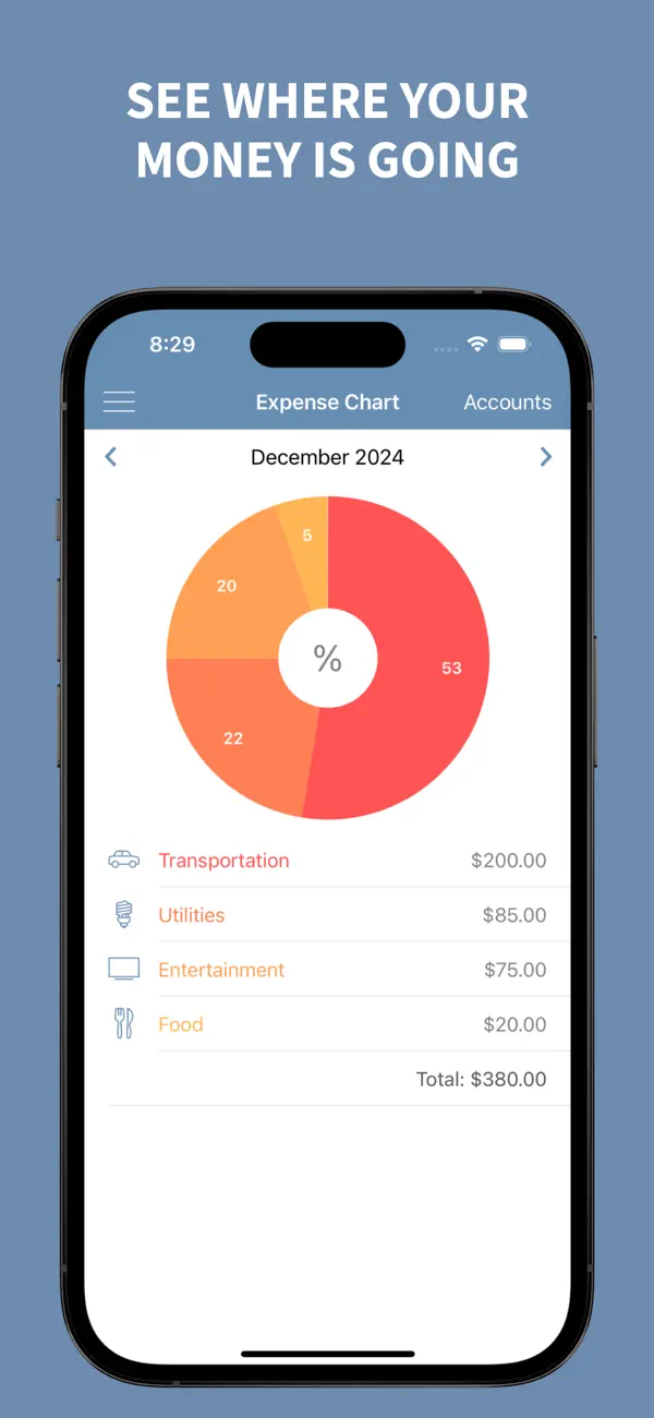Screenshot #1 pour Expense Keep: Envelope Budget