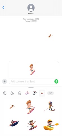 水上运动贴纸 screenshot
