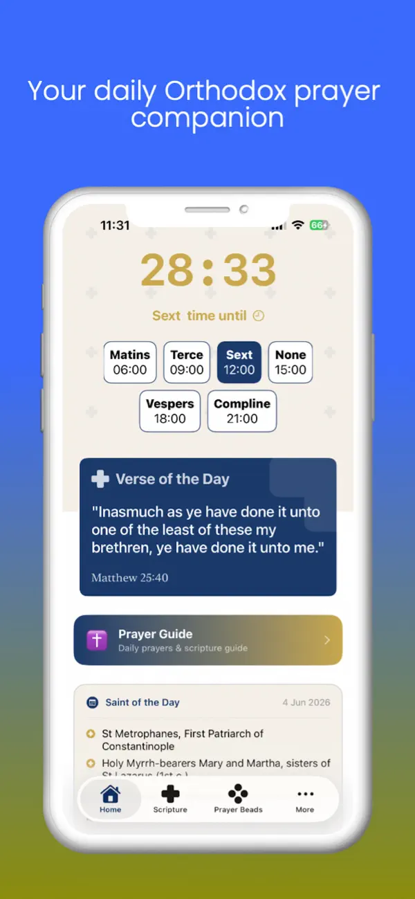 Screenshot #1 pour Typikon: Daily Orthodox Prayer