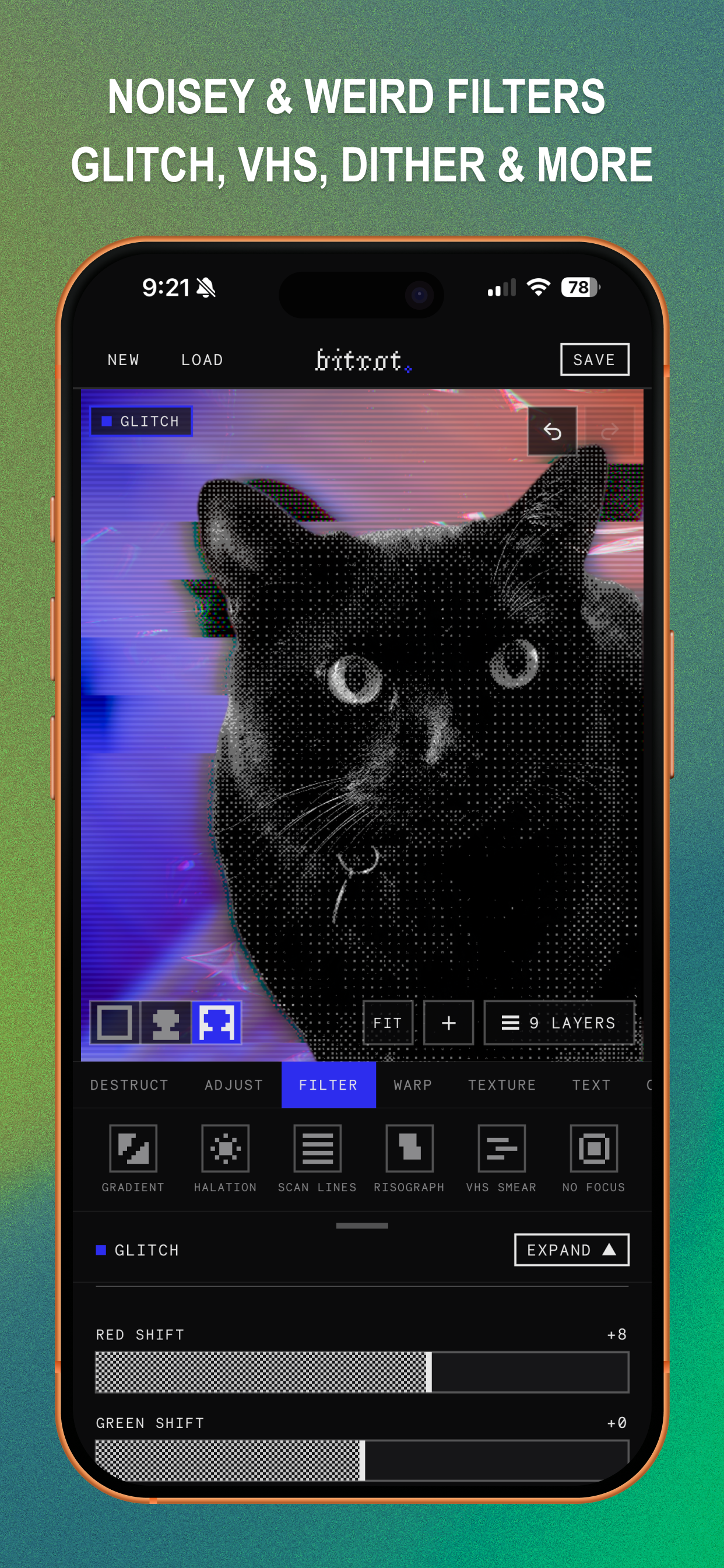 Bitrot: Glitch Photo Editor screenshot 5