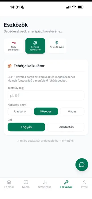 GLP Napló screenshot 1