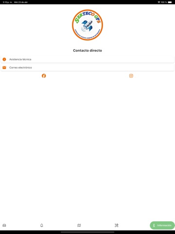 Serteco GPS iPad screenshot