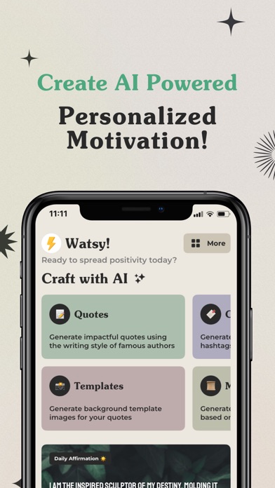 Watsy: Create Quotes & Status Screenshot