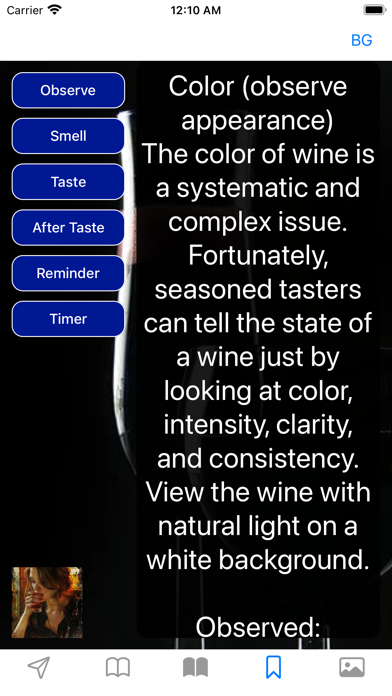 Wine, Beer, Cocktail Info Screenshot